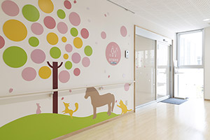 Nursery for sick children that offers taxi pickup