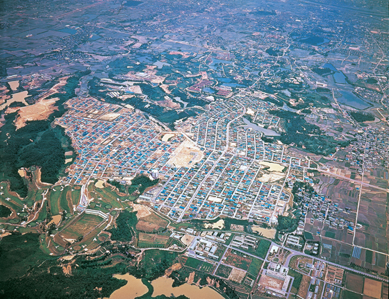 Aerial photograph of Habikino Neopolis, Osaka Prefecture